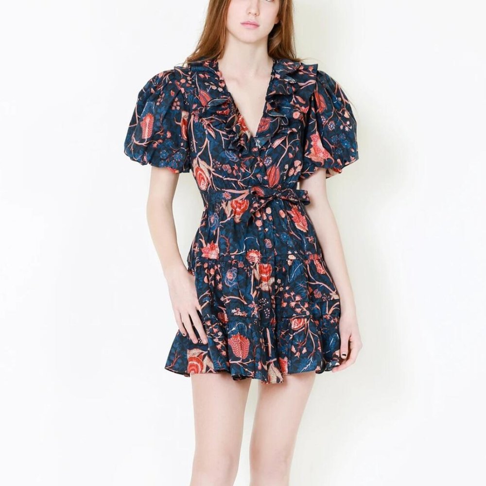 Ulla Johnson Maude Mini Dress in Moonlight